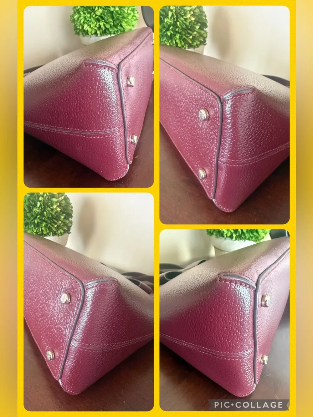 KATE SPADE ♠️ New York 🍒 CHERRYWOOD 🍒 MAISE MATTHEWS STREET SATCHEL BAG🌟EUC🌟